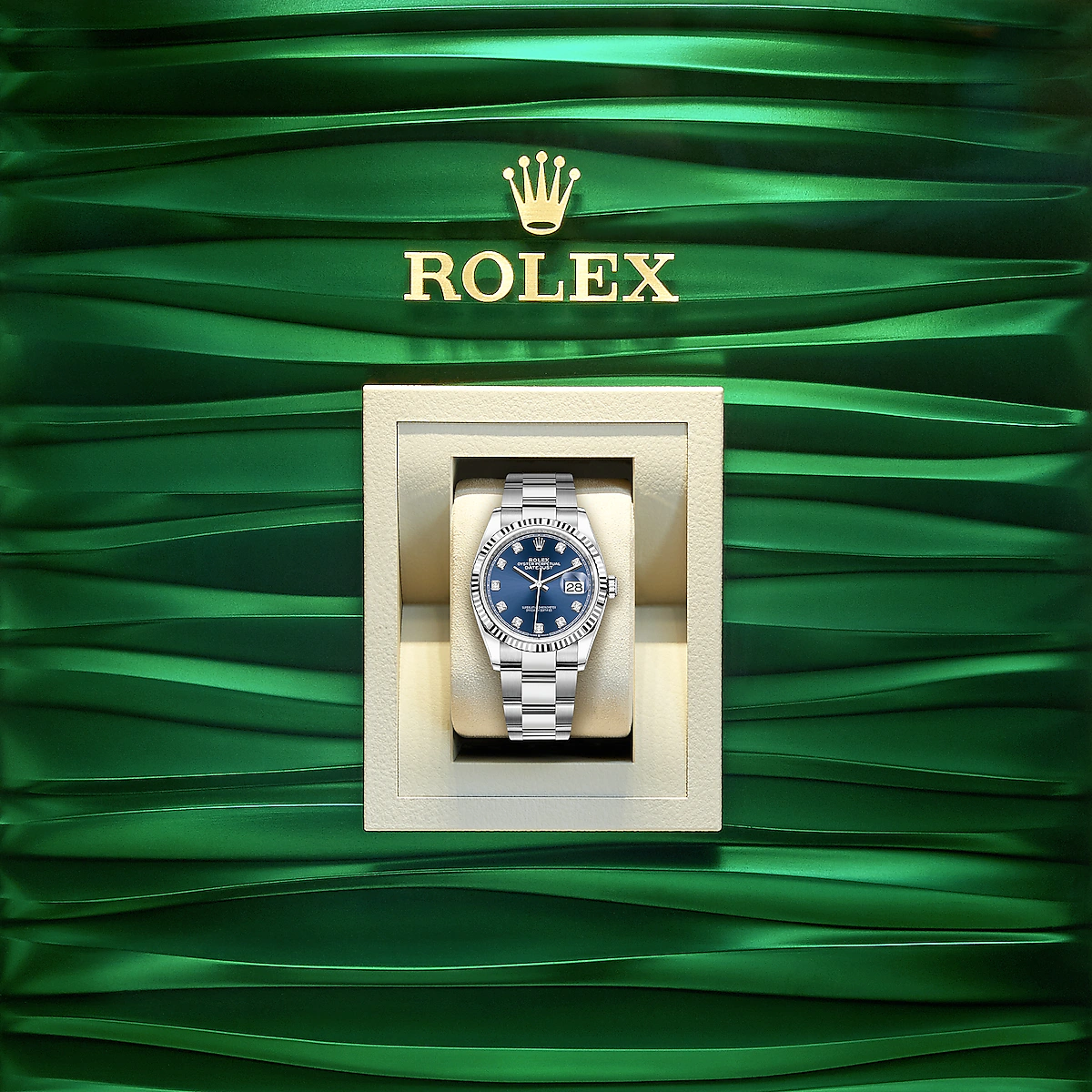 Rolex Datejust 36, Stainless Steel and 18k White Gold, 36mm, Ref# 126234-0038