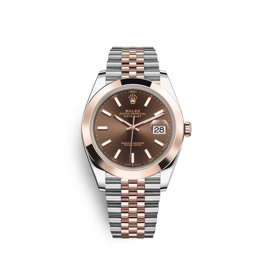 Rolex Datejust 41, 18k Everose Gold and Stainless Steel, 41mm, Ref# 126301-0002