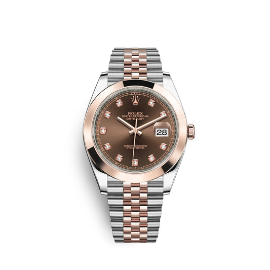 Rolex Datejust 41, 18k Everose Gold and Stainless Steel, 41mm, Ref# 126301-0004