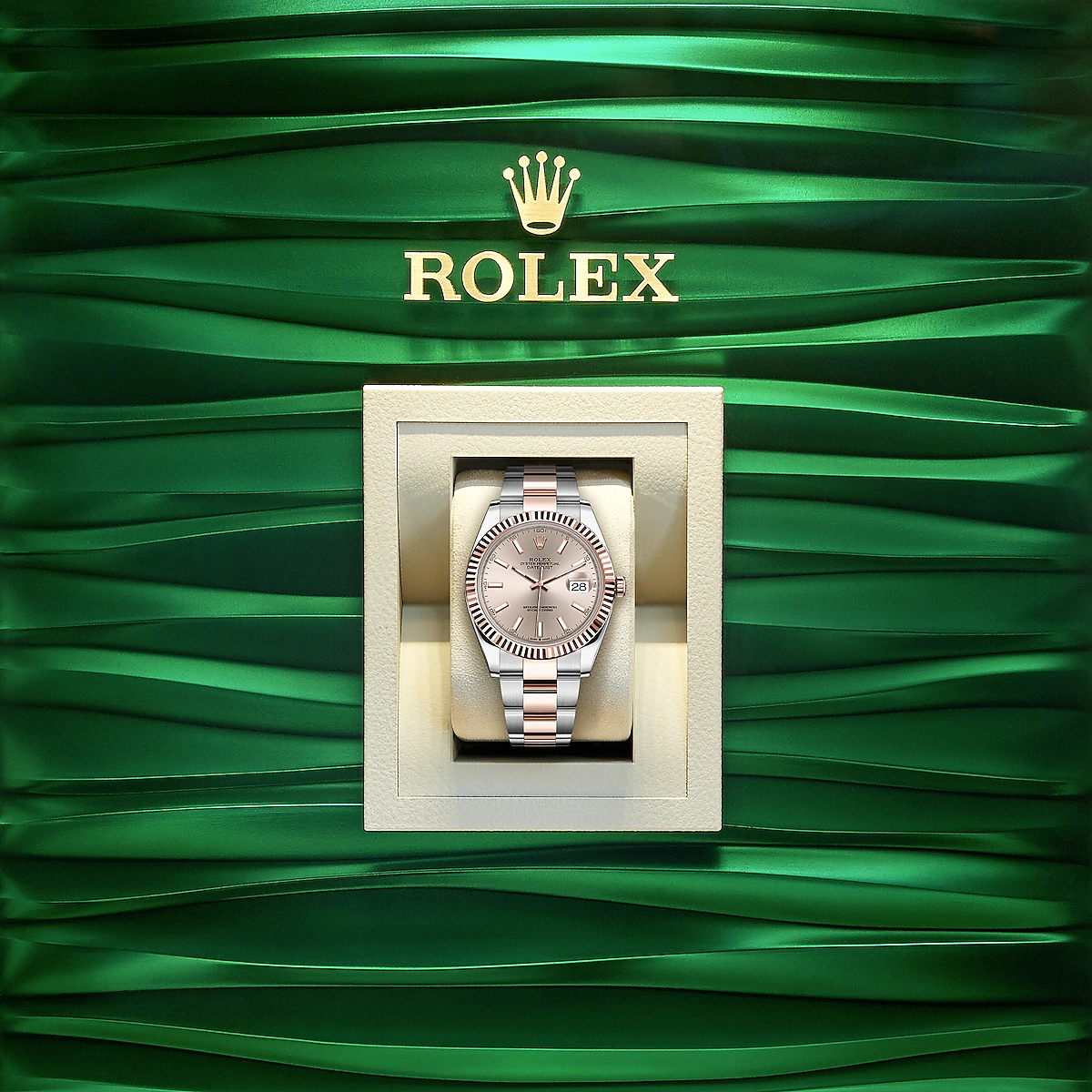 Rolex Datejust 41, 18k Everose Gold and Stainless Steel, 41mm, Ref# 126331-0009