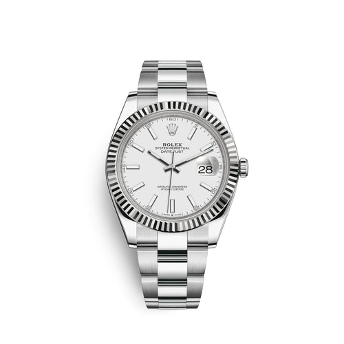 Rolex Datejust 41, Stainless Steel and 18k White Gold, 41mm, Ref# 126334-0009