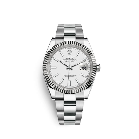 Rolex Datejust 41, Stainless Steel and 18k White Gold, 41mm, Ref# 126334-0009