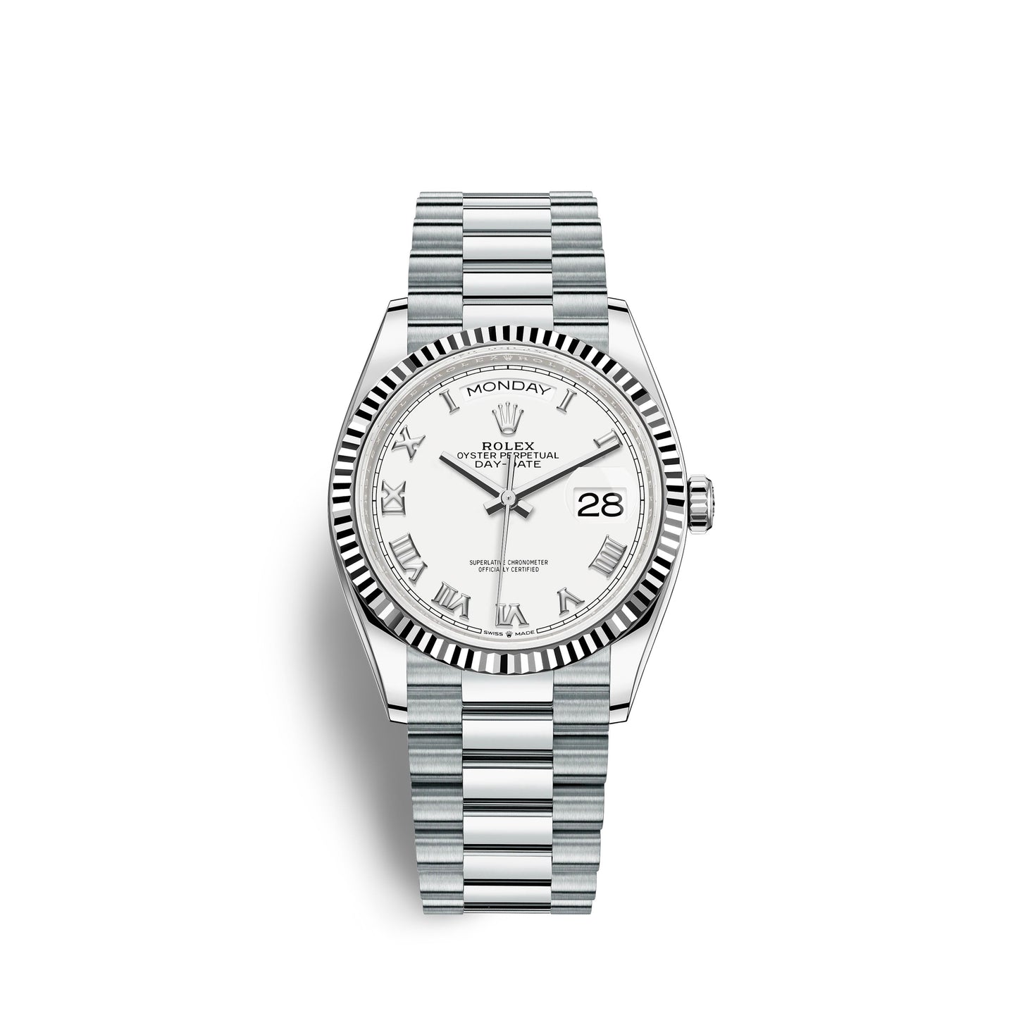 Rolex Day-Date, 36mm, Platinum, Ref# 128236-0007