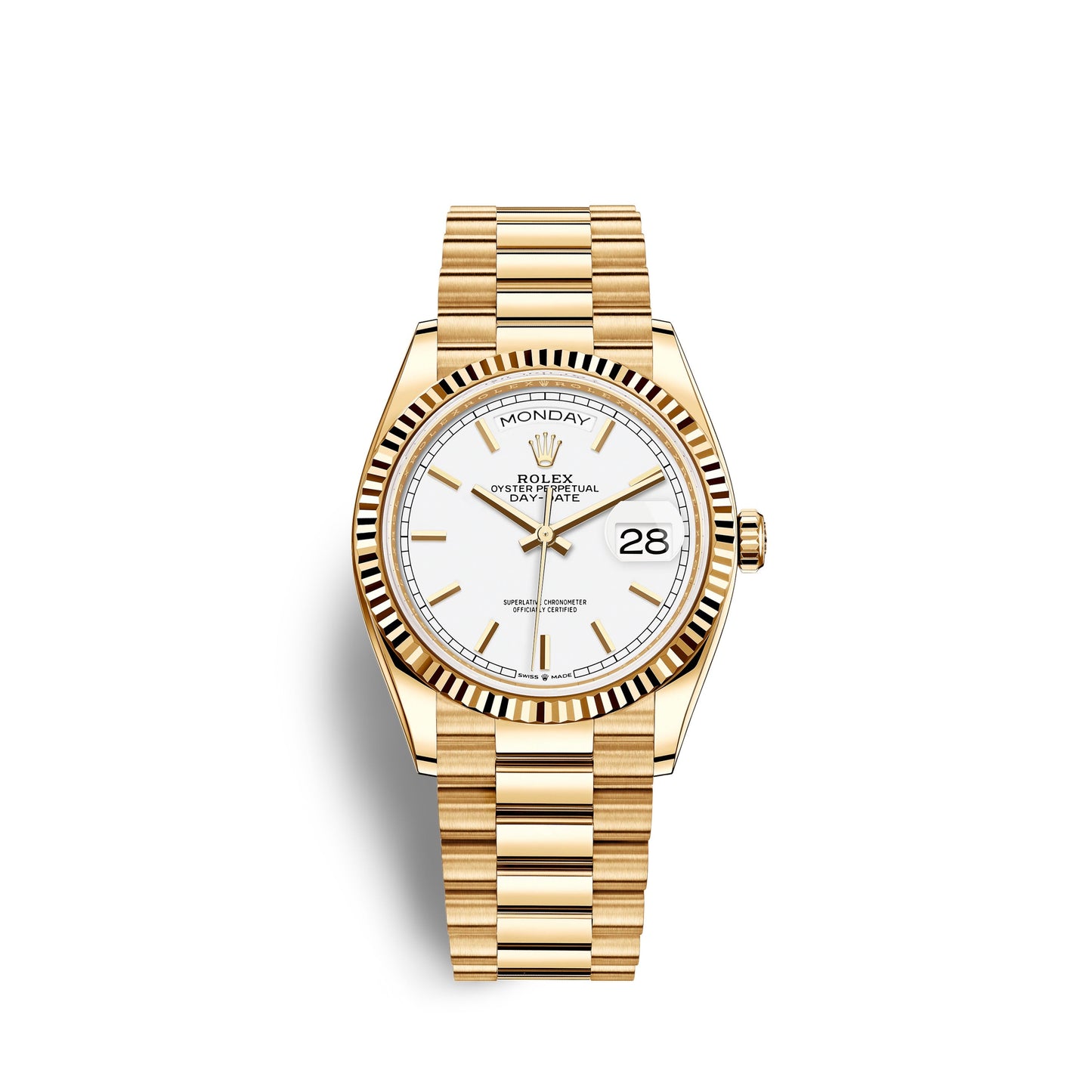Rolex Day-Date, 36mm, 18k Yellow Gold, Ref# 128238-0081