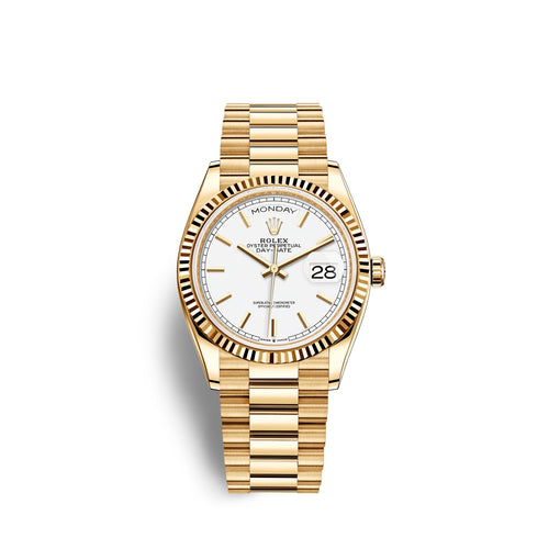 Rolex Day-Date, 36mm, 18k Yellow Gold, Ref# 128238-0081