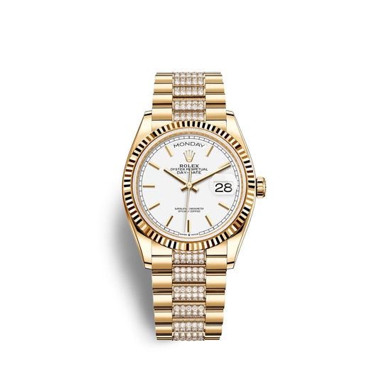Rolex Day-Date, 36mm, 18k Yellow Gold, Ref# 128238-0082