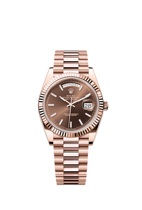 Rolex Day-Date 40, 18k Everose Gold, 40mm, Ref# 228235-0053