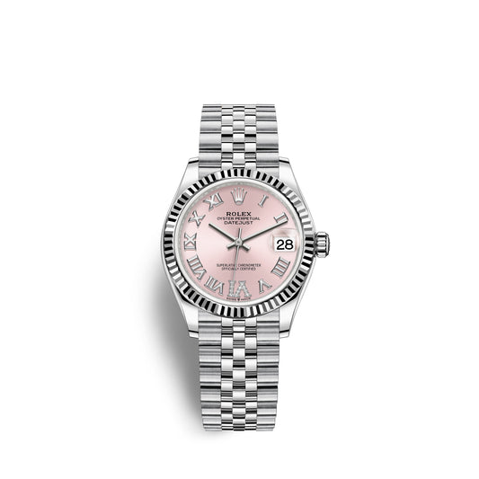 Rolex Datejust 31, Oystersteel and 18k White Gold, Ref# 278274-0024