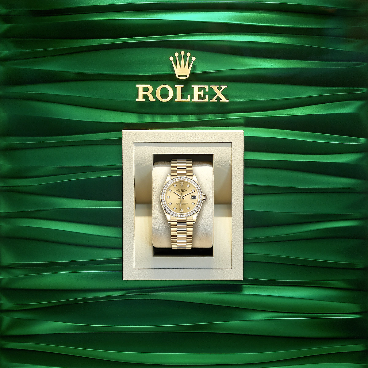 Rolex Datejust 31, 18kt Yellow Gold, Ref# 278288RBR-0005