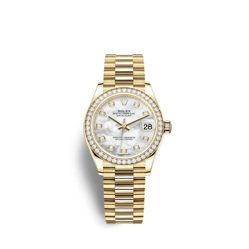 Rolex Datejust 31, 18kt Yellow Gold, Ref# 278288RBR-0006