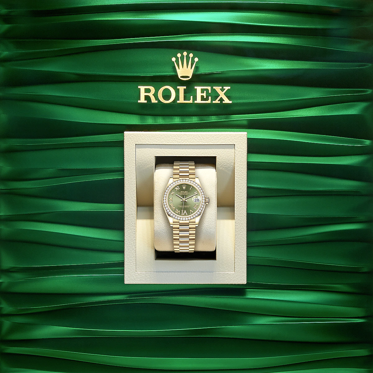 Rolex Datejust 31, 18kt Yellow Gold, Ref# 278288RBR-0024