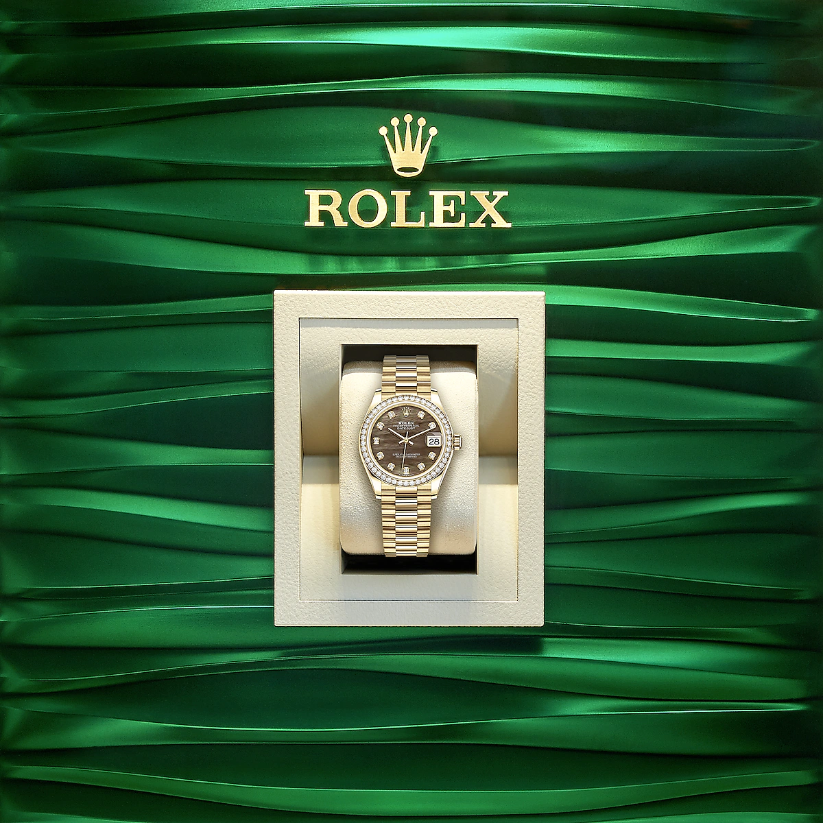 Rolex Datejust 31, 18kt Yellow Gold, Ref# 278288RBR-0032
