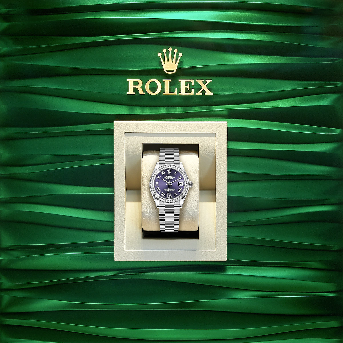 Rolex Datejust 31, 18kt White Gold, Ref# 278289RBR-0019