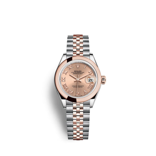 Rolex Lady-Datejust 28, Oystersteel and 18k Everose Gold, Ref# 279161-0025