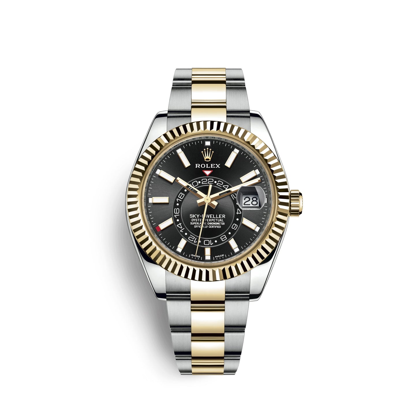 DISCONTINUED Rolex Sky-Dweller 42mm, Oystersteel and 18k Yellow Gold, Ref# 326933-0002