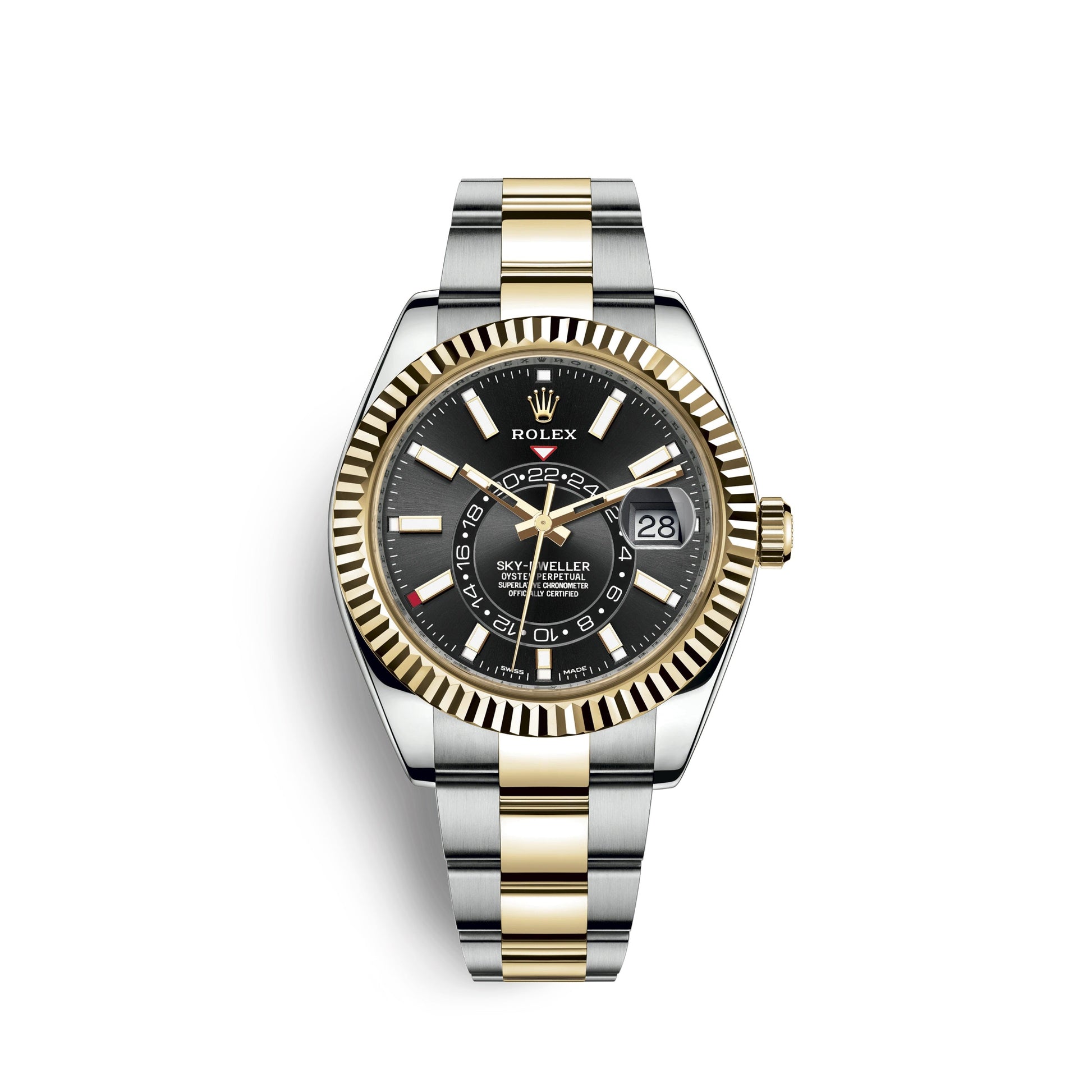 DISCONTINUED Rolex Sky-Dweller 42mm, Oystersteel and 18k Yellow Gold, Ref# 326933-0002