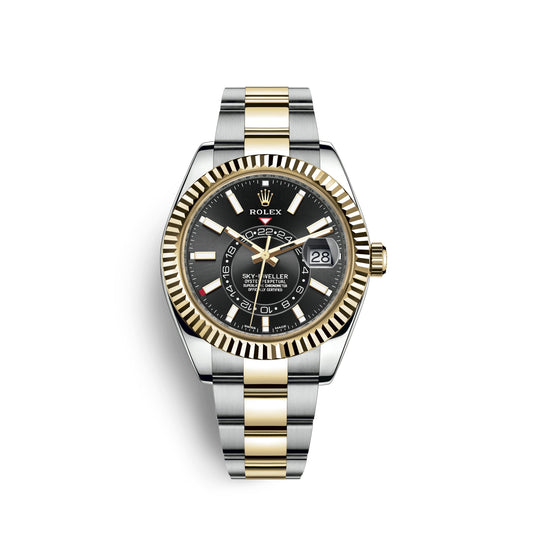 DISCONTINUED Rolex Sky-Dweller 42mm, Oystersteel and 18k Yellow Gold, Ref# 326933-0002