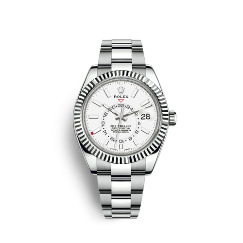 Rolex Sky-Dweller 42mm, Oystersteel and 18k White Gold, Ref# 326934-0001