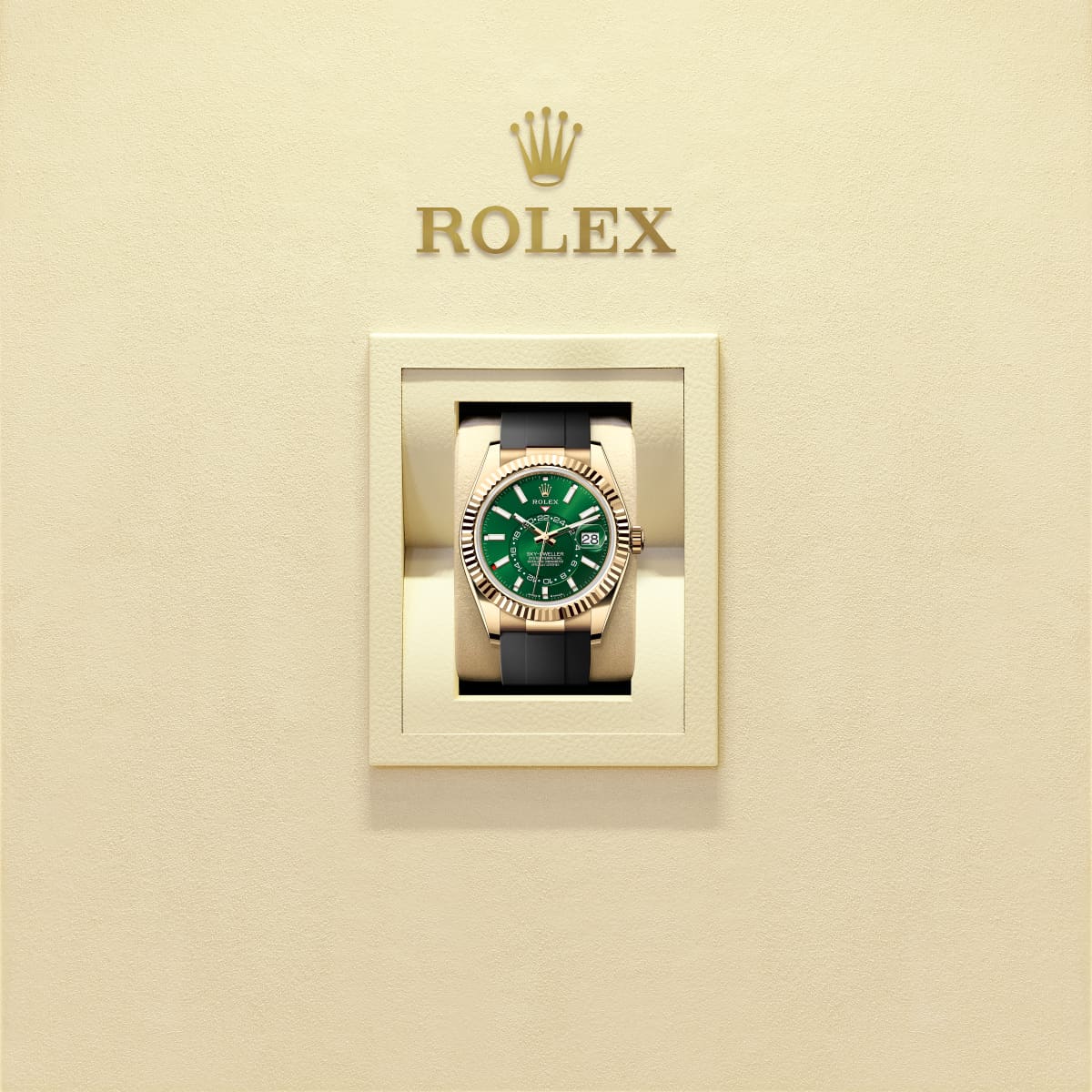 Unworn 2025, Rolex Sky-Dweller, 42mm, 18k Yellow Gold, Ref# 336238-0004, box & papers