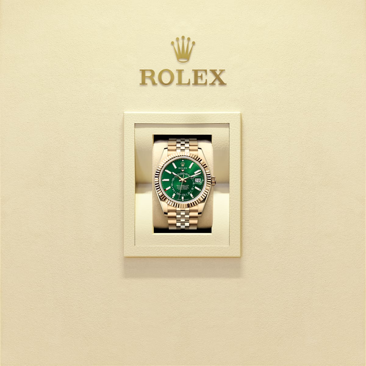 Unworn 2025, Rolex Sky-Dweller, 42mm, 18k Yellow Gold, Ref# 336938-0008, box & papers