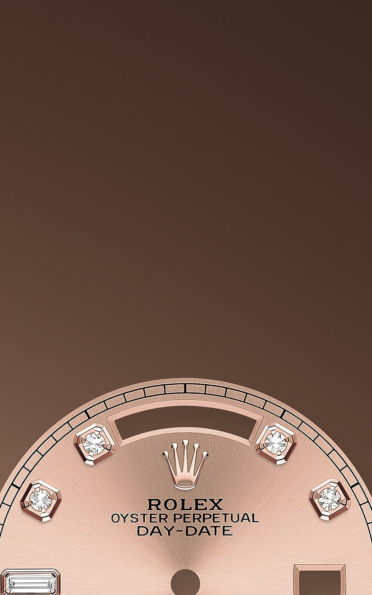 Rolex Day-Date 36 Everose gold Ref# 128235-0019