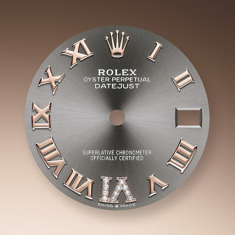 Rolex Datejust 31, Oystersteel and Everose gold, Ref# 278241-0029