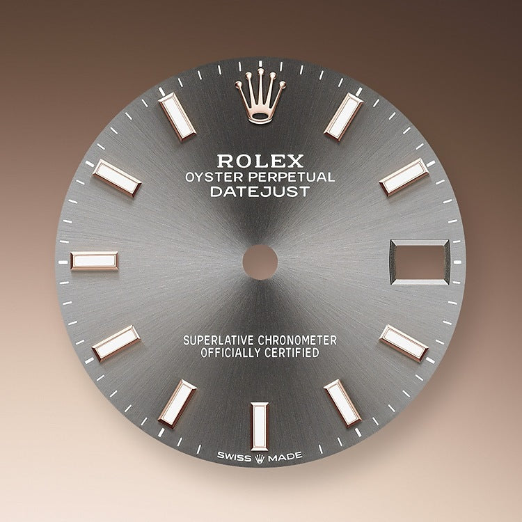Rolex Datejust 31, Oystersteel, 18kt Everose Gold and diamonds, Ref# 278381RBR-0018