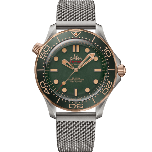 Unworn, Omega Seamaster Diver 300m, Titanium and OMEGA’s exclusive 9K Bronze Gold, 42mm, Ref# 210.90.42.20.10.001, box and papers