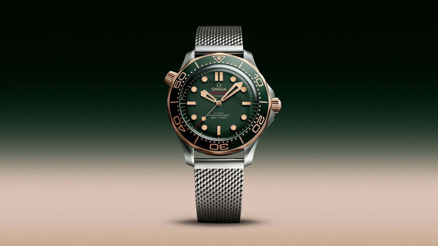 Unworn, Omega Seamaster Diver 300m, Titanium and OMEGA’s exclusive 9K Bronze Gold, 42mm, Ref# 210.90.42.20.10.001, box and papers