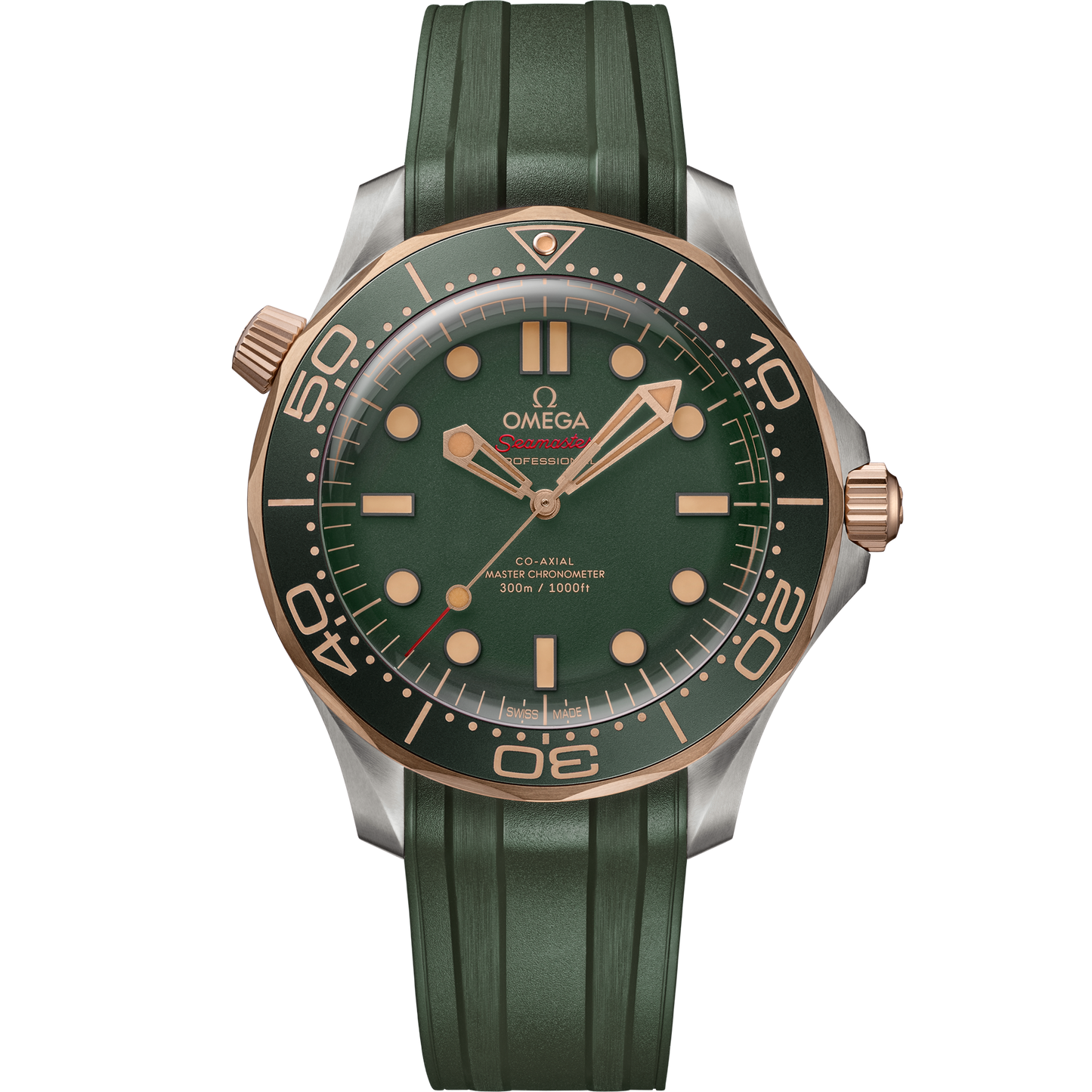 Unworn, Omega Seamaster Diver 300m, Titanium and OMEGA’s exclusive 9K Bronze Gold, 42mm, Ref# 210.92.42.20.10.001, box and papers
