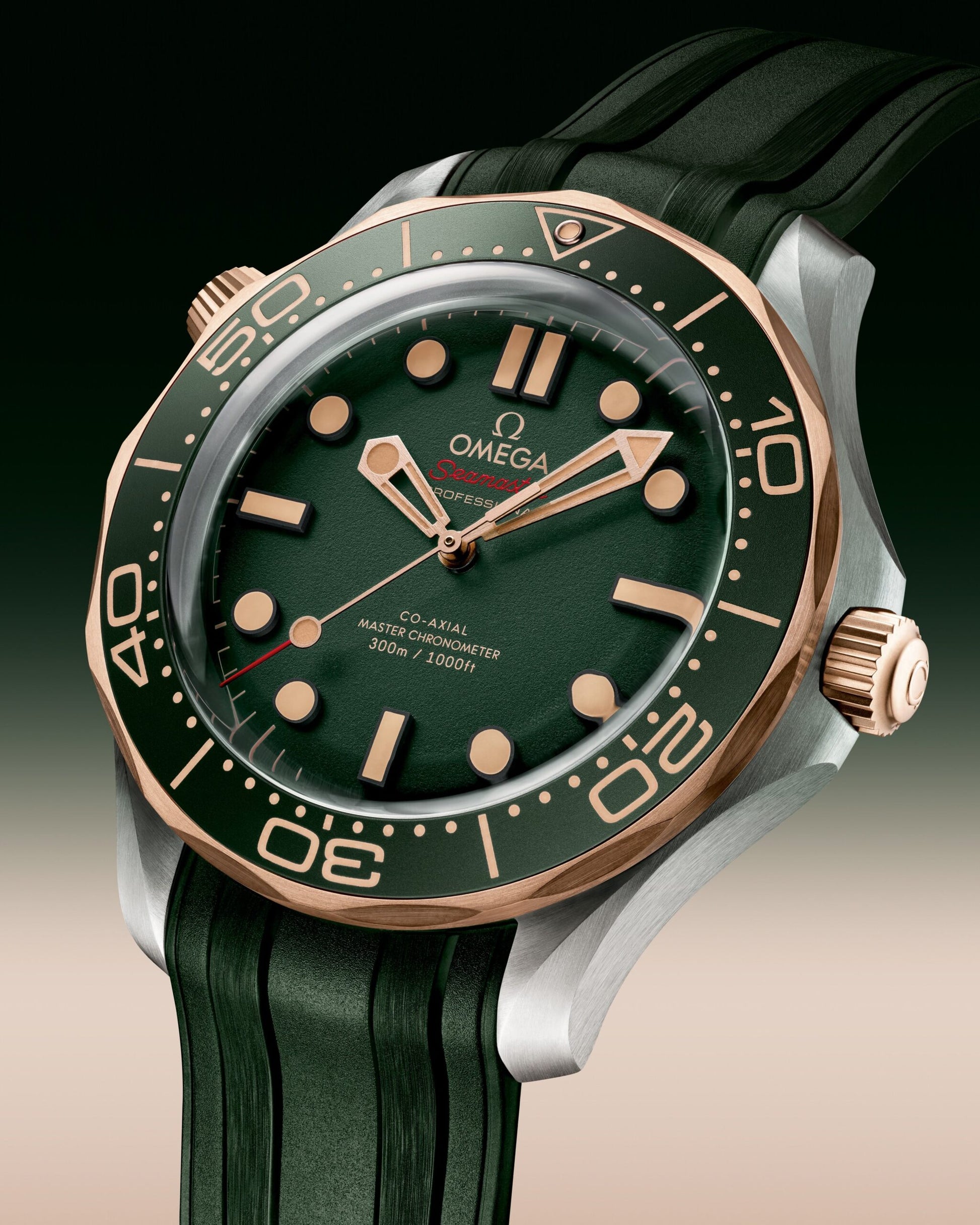 Unworn, Omega Seamaster Diver 300m, Titanium and OMEGA’s exclusive 9K Bronze Gold, 42mm, Ref# 210.92.42.20.10.001, box and papers