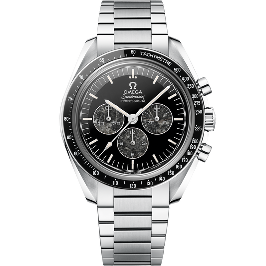 Unworn, Omega Speedmaster Calibre 321, Platinum, Chronograph, 42mm, Ref# 311.90.42.30.99.002, box and papers