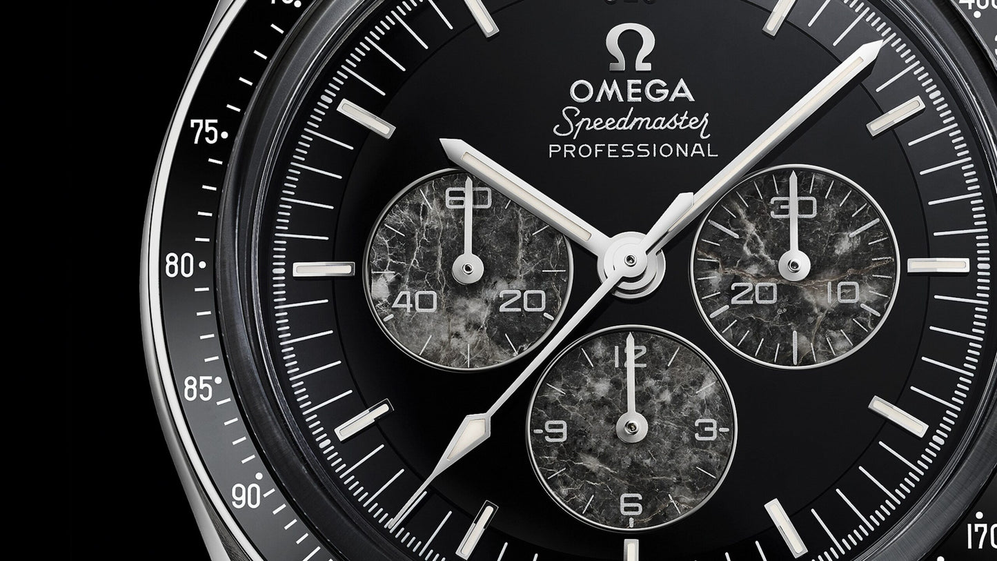 Unworn, Omega Speedmaster Calibre 321, Platinum, Chronograph, 42mm, Ref# 311.90.42.30.99.002, box and papers