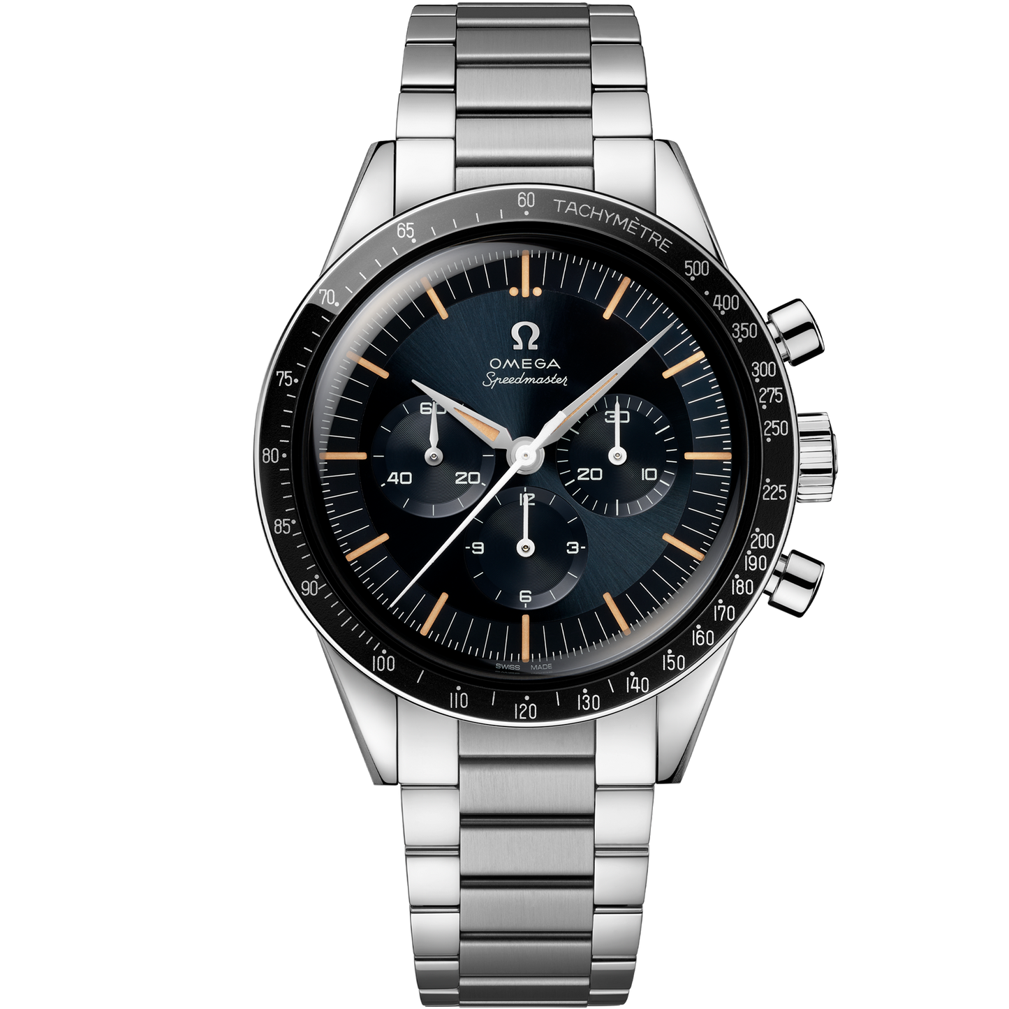 Unworn, Omega Speedmaster First Omega in Space, Co-Axial Chronograph, 39,7mm, Ref# 310.30.40.50.06.001, box and papers