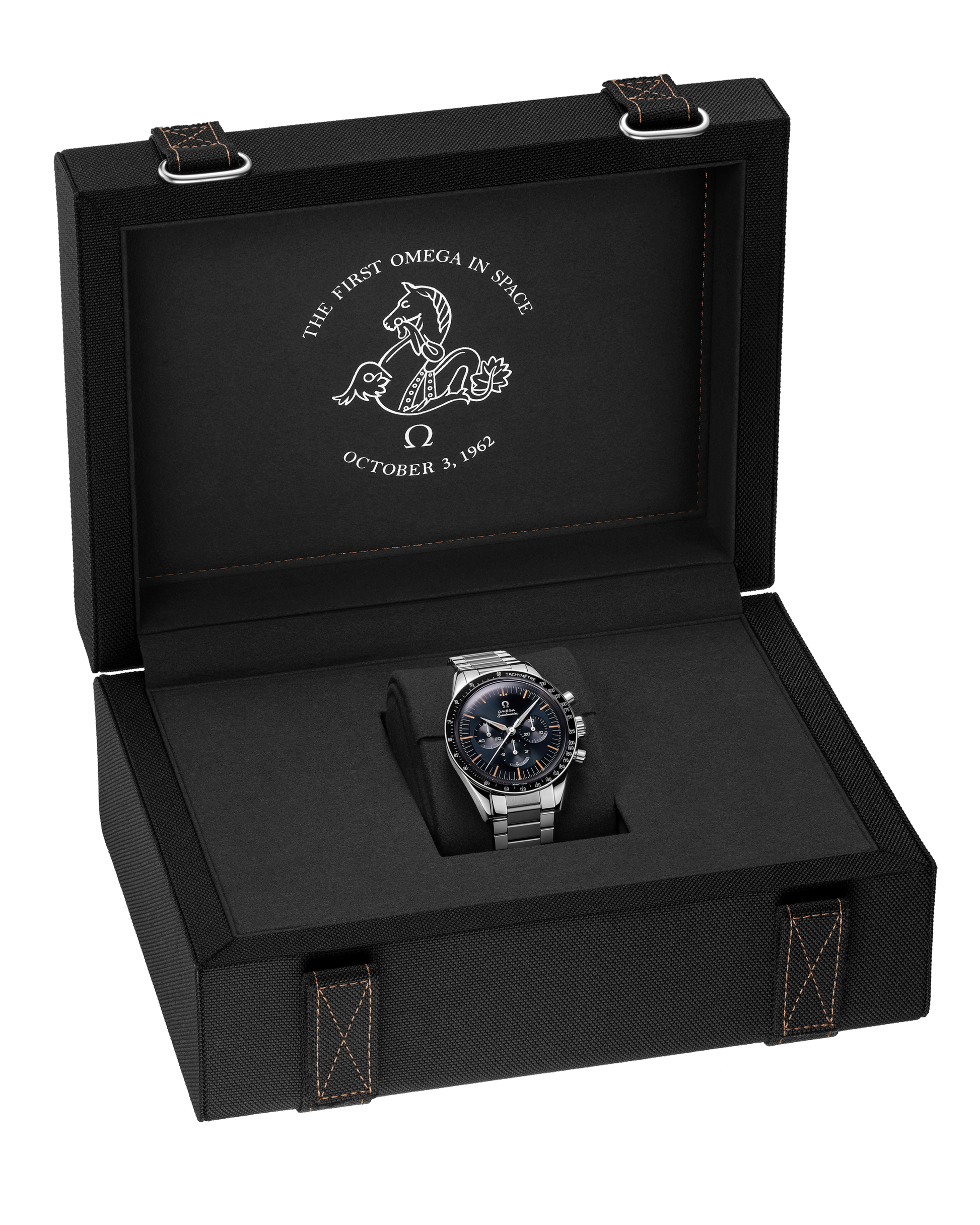 Unworn, Omega Speedmaster First Omega in Space, Co-Axial Chronograph, 39,7mm, Ref# 310.30.40.50.06.001, box and papers