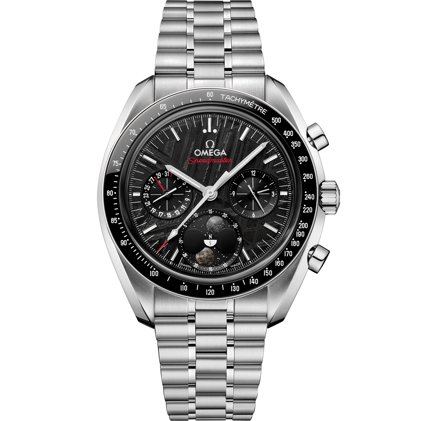 Unworn, Omega Speedmaster Moonphase, Stainless Steel, Chronograph, 43 mm, Ref# 304.30.43.52.01.001, box and papers