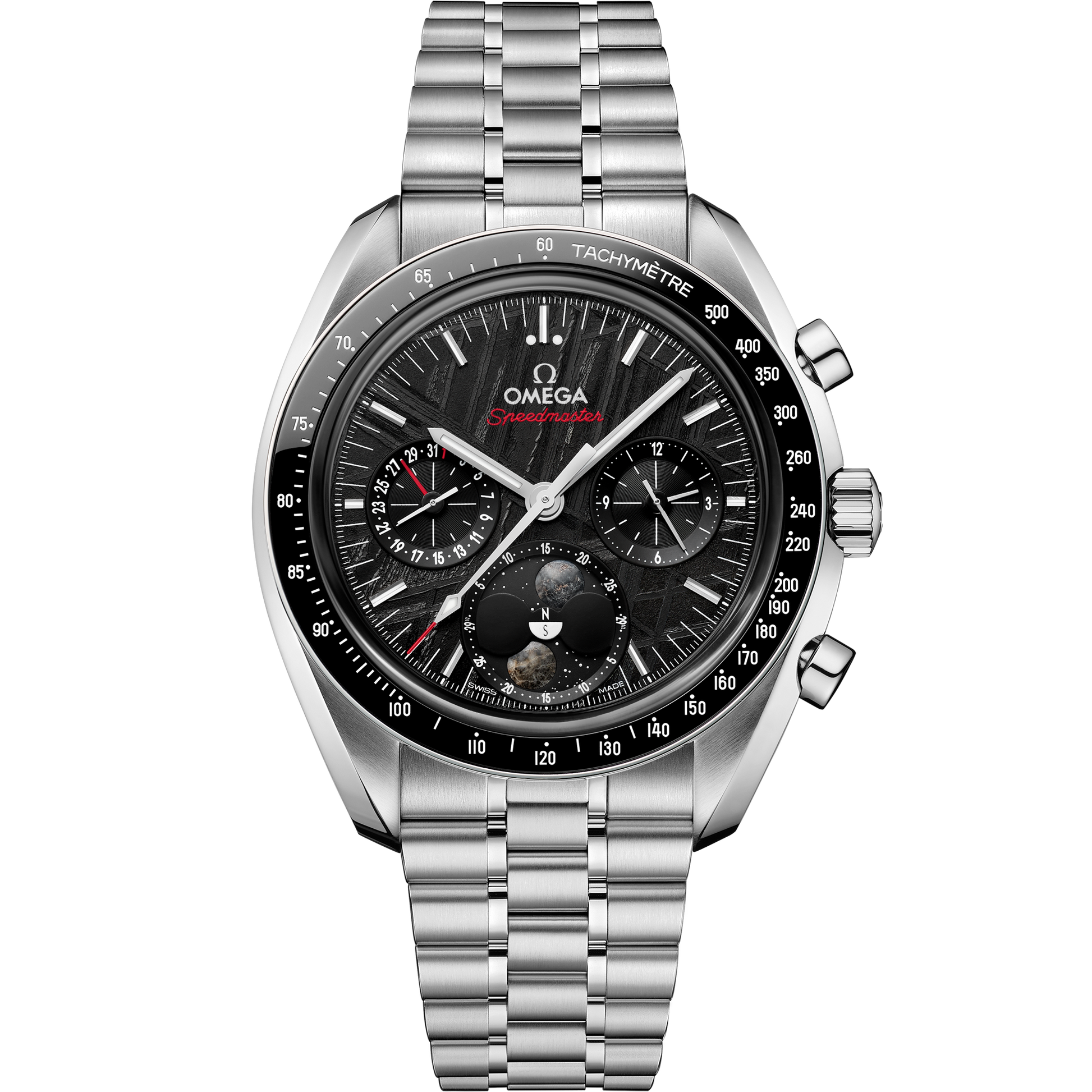 Unworn, Omega Speedmaster Moonphase, Stainless Steel, Chronograph, 43 mm, Ref# 304.30.43.52.01.001, box and papers