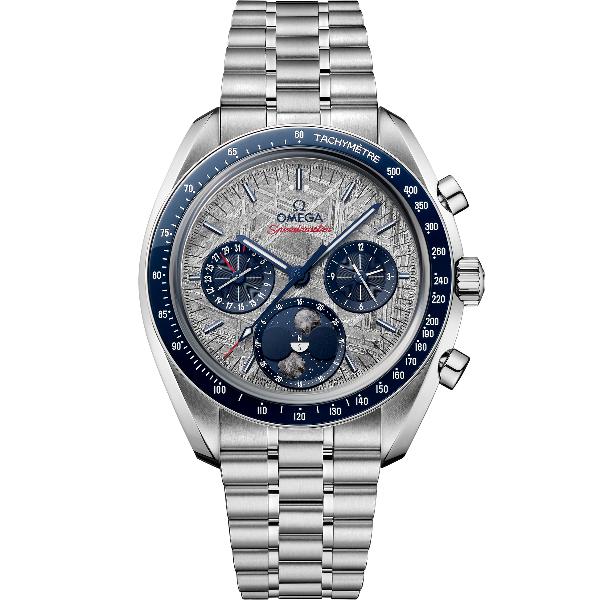 Unworn, Omega Speedmaster Moonphase, Stainless Steel, Chronograph, 43 mm, Ref# 304.30.43.52.06.001, box and papers