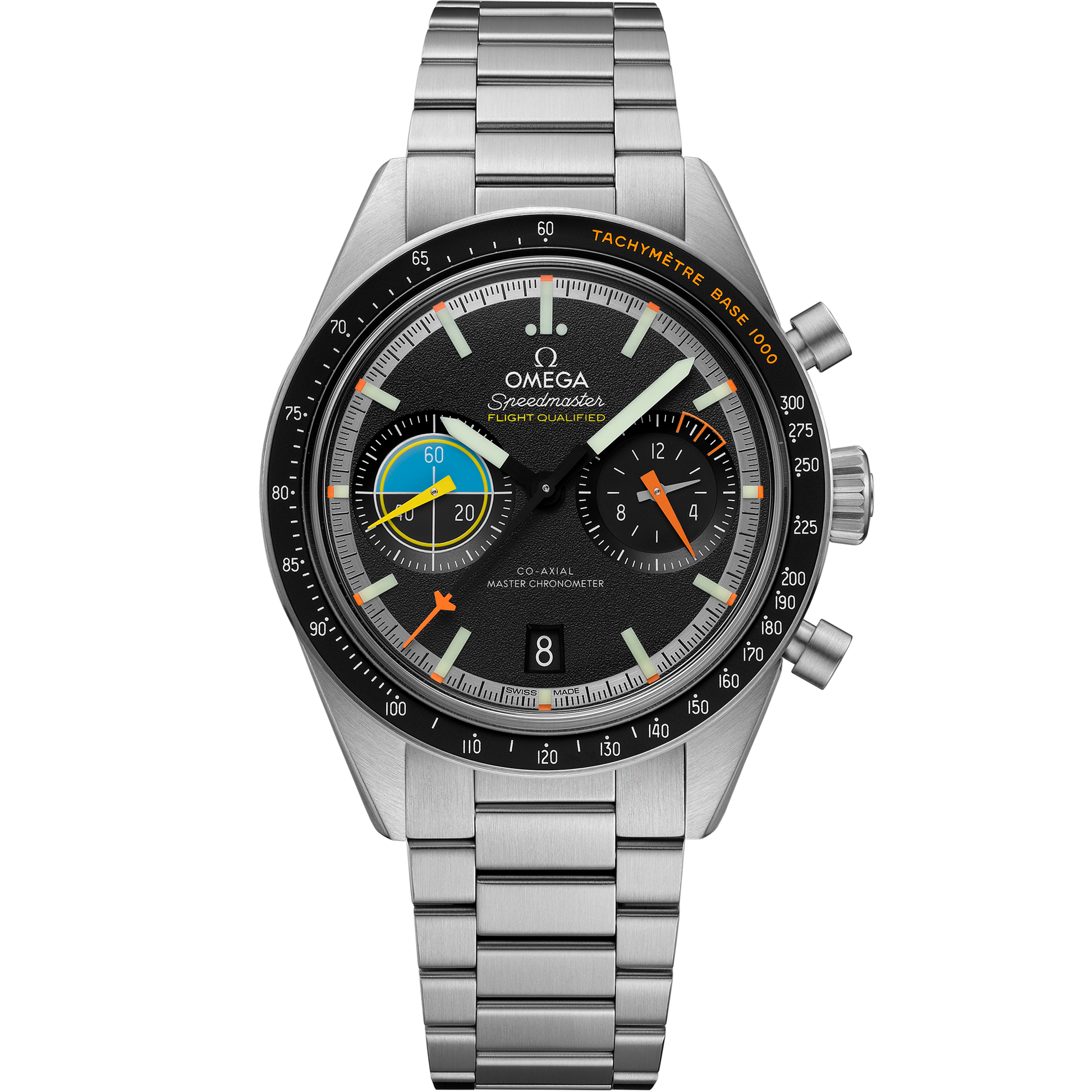Unworn, Omega Speedmaster Pilot, Stainless Steel, Chronograph, 40.85 mm, Ref# 332.10.41.51.01.002, box and papers