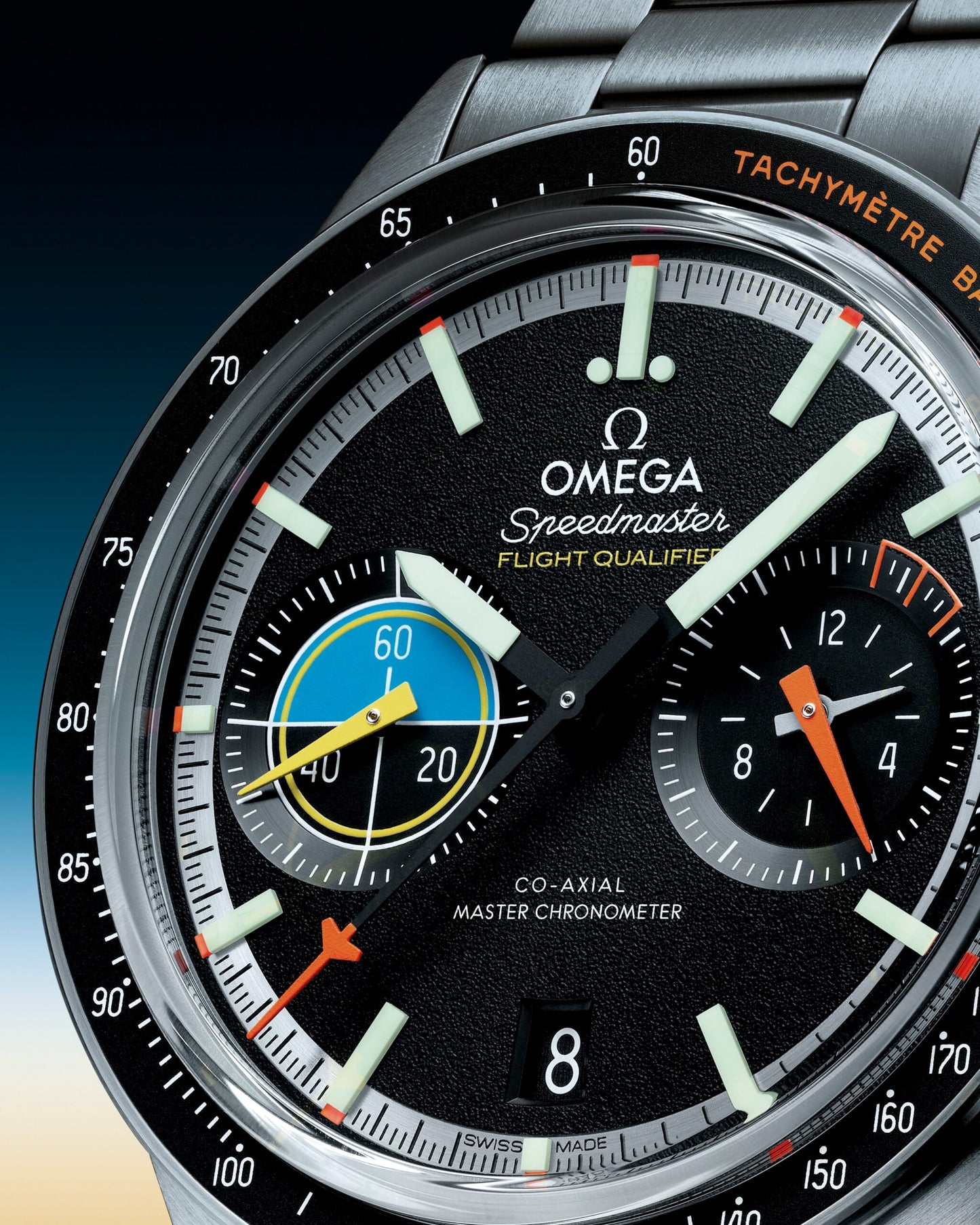 Unworn, Omega Speedmaster Pilot, Stainless Steel, Chronograph, 40.85 mm, Ref# 332.10.41.51.01.002, box and papers