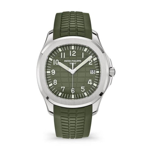 Patek Philippe Aquanaut Jumbo Date, Sweep Seconds, 18k White Gold, 42,2 mm, Ref# 5168G-010
