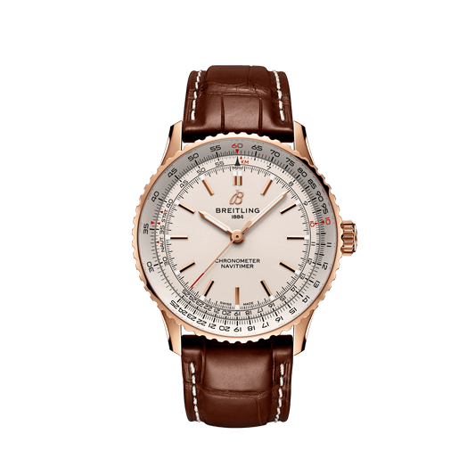 Breitling Navitimer Automatic 41, Small-scale traceable 18k Red Gold, Ref# R17329F41G1P1, Unworn 2024