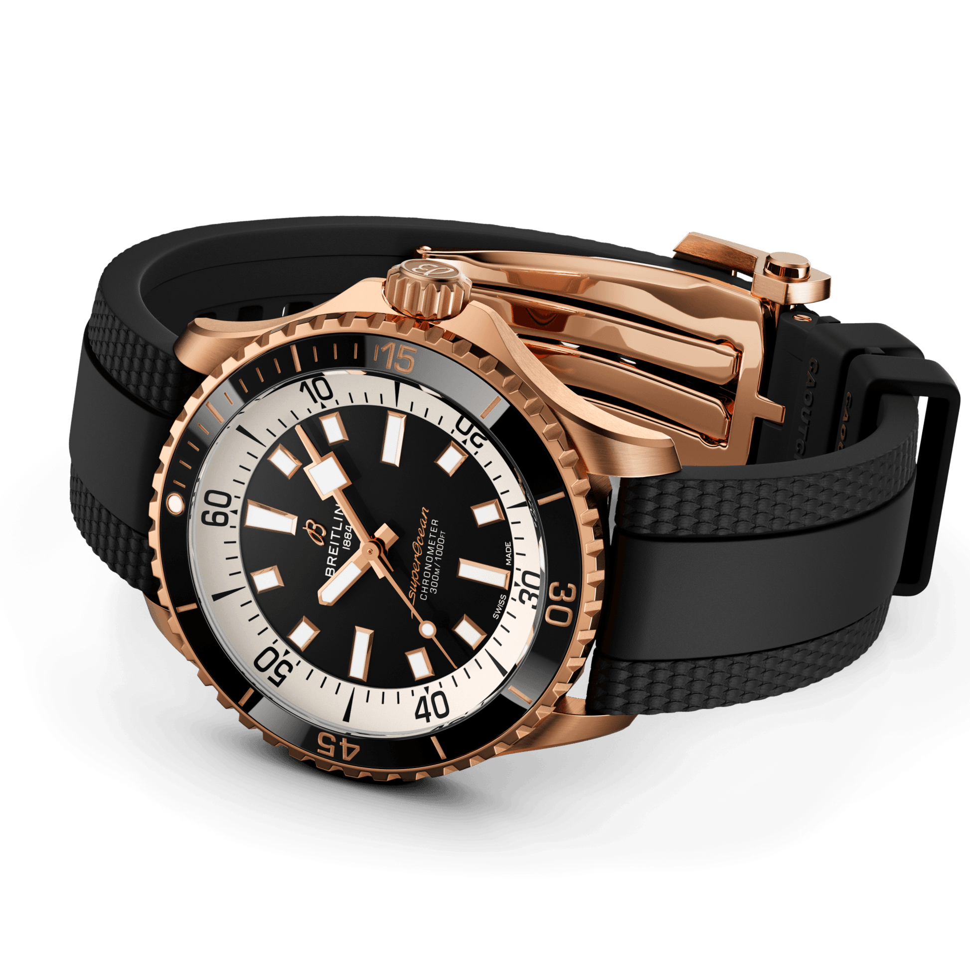 Breitling Superocean Automatic 42, 18k Red Gold, Ref# R17375211B1S1, Unworn 2024