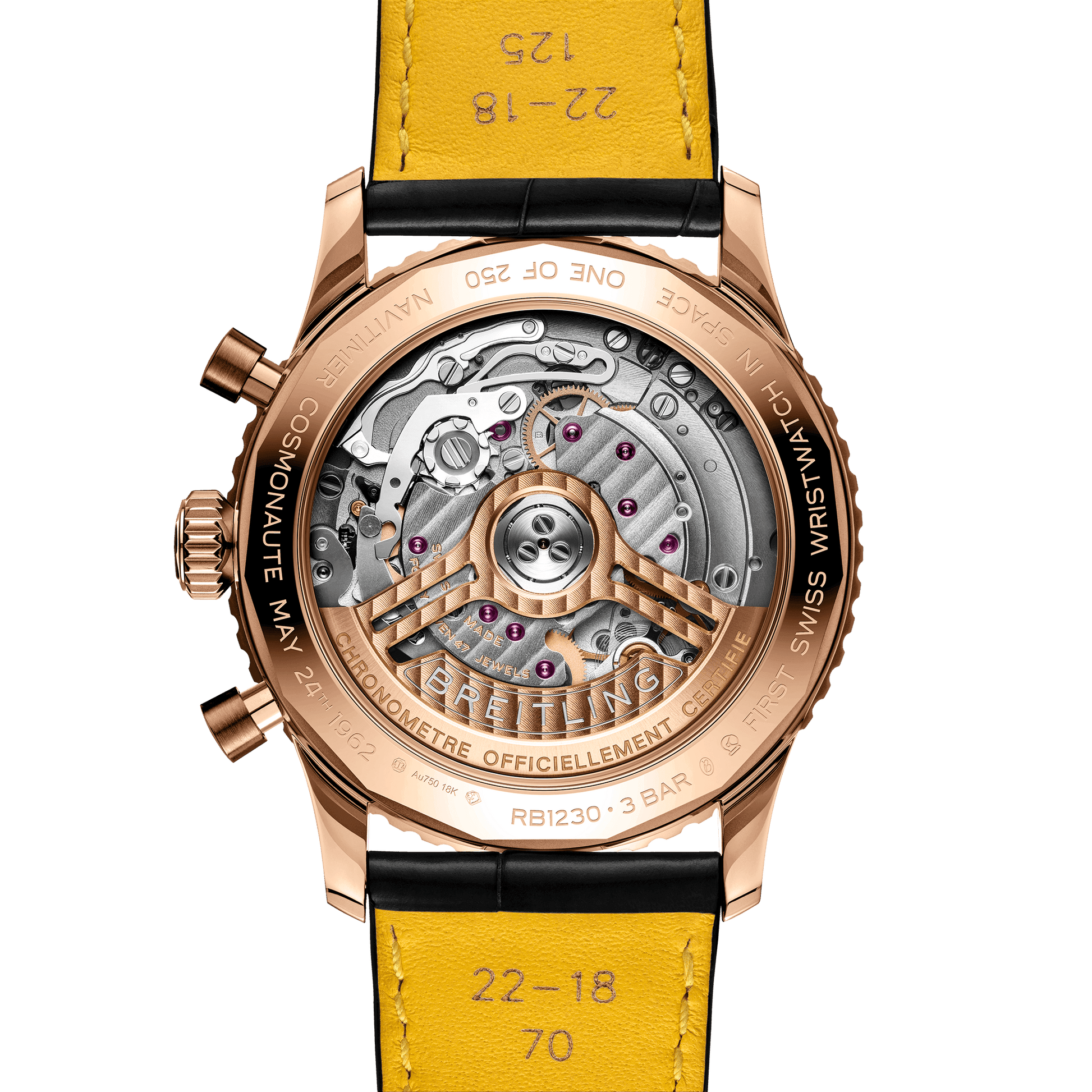 Breitling Navitimer B12 Chronograph 41 Cosmonaute, 18k Red Gold, Ref# RB12302A1L1P1, Unworn 2024