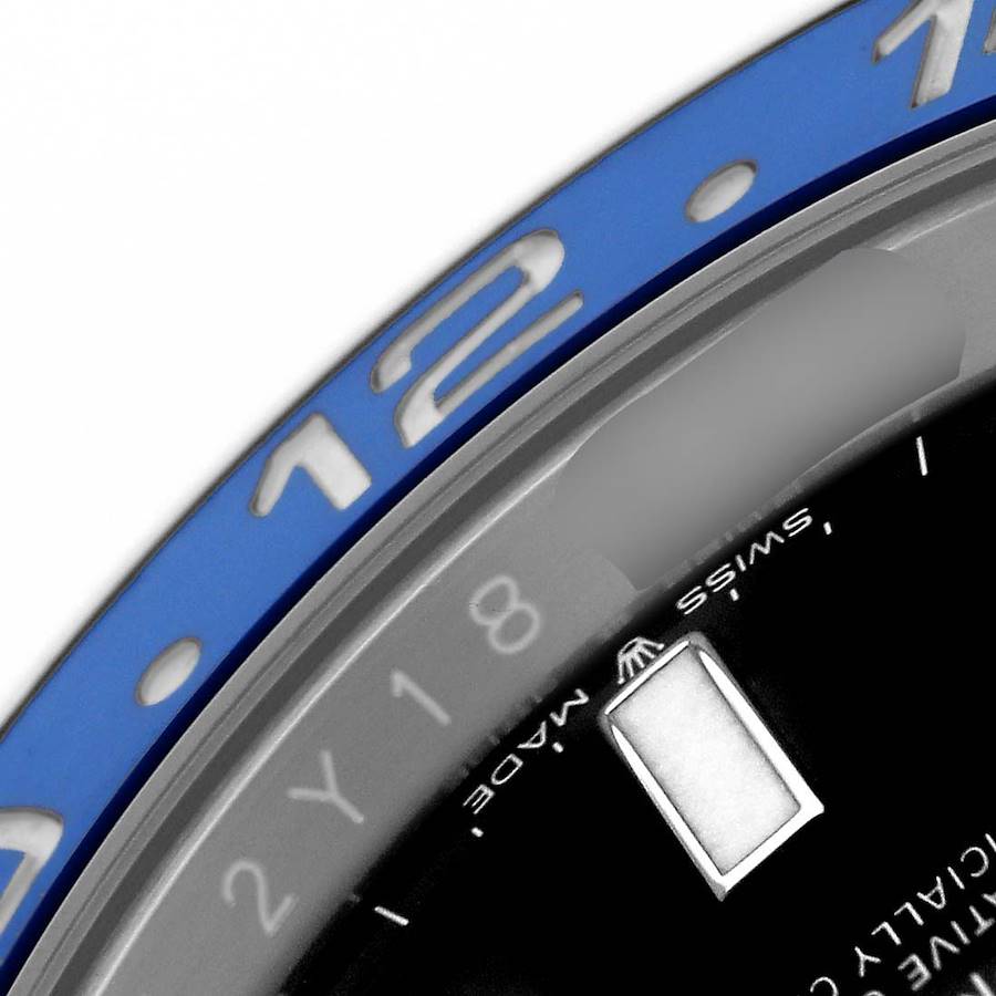 Rolex GMT Master II Black Blue Batgirl Bezel Steel 40mm, Ref# 126710blnr-0002