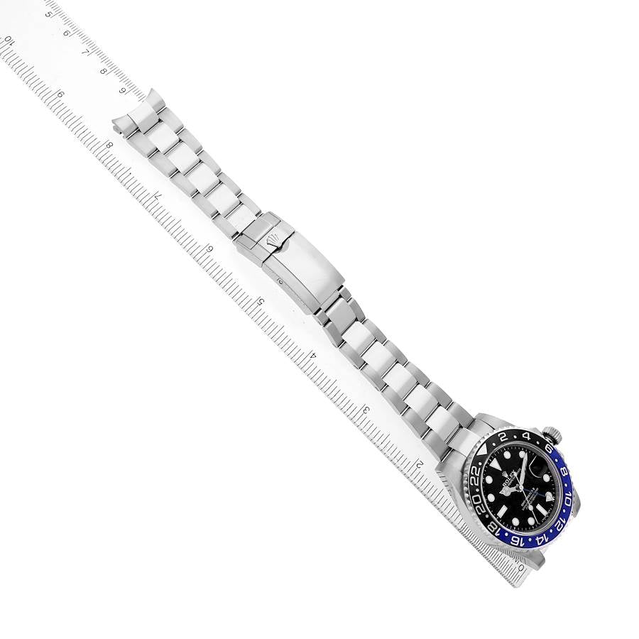 Rolex GMT Master II Black Blue Batman Bezel Steel Ref# 126710BLNR-0003