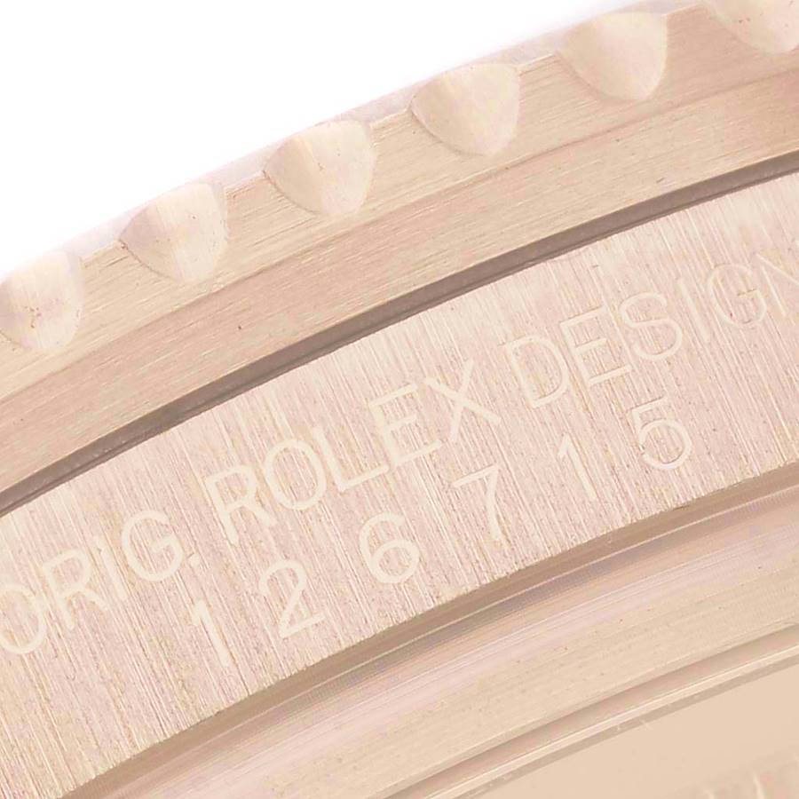 Rolex GMT Master II Rose Gold Black Brown Root Beer 40mm, Ref# 126715chnr-0001