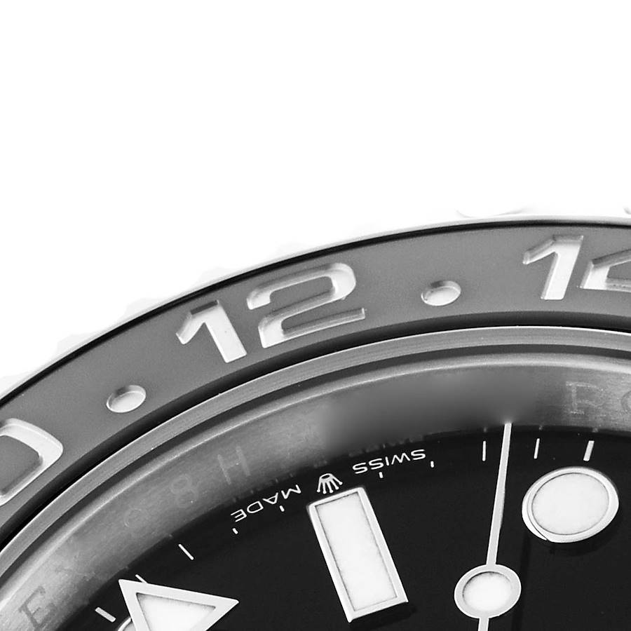 Rolex GMT Master II Steel Black Gray Bruce Wayne Bezel Ref# 126710grnr-0003