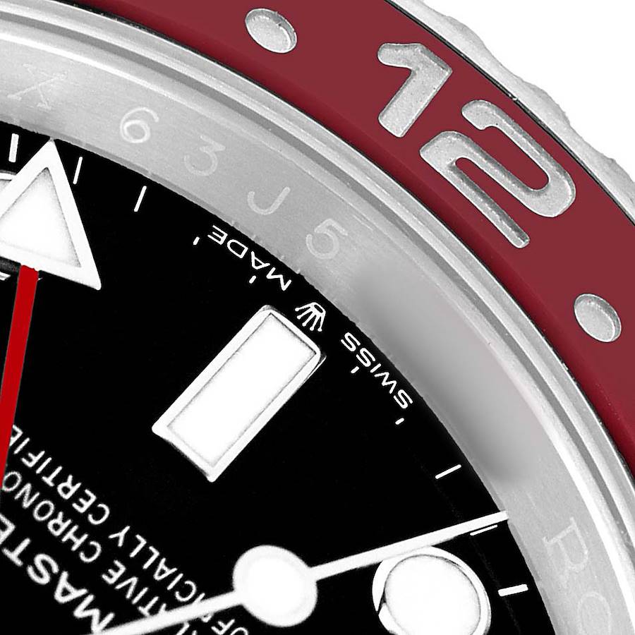 Rolex GMT Master II Steel Pepsi Blue Red Bezel Ref# 126710BLRO-0001