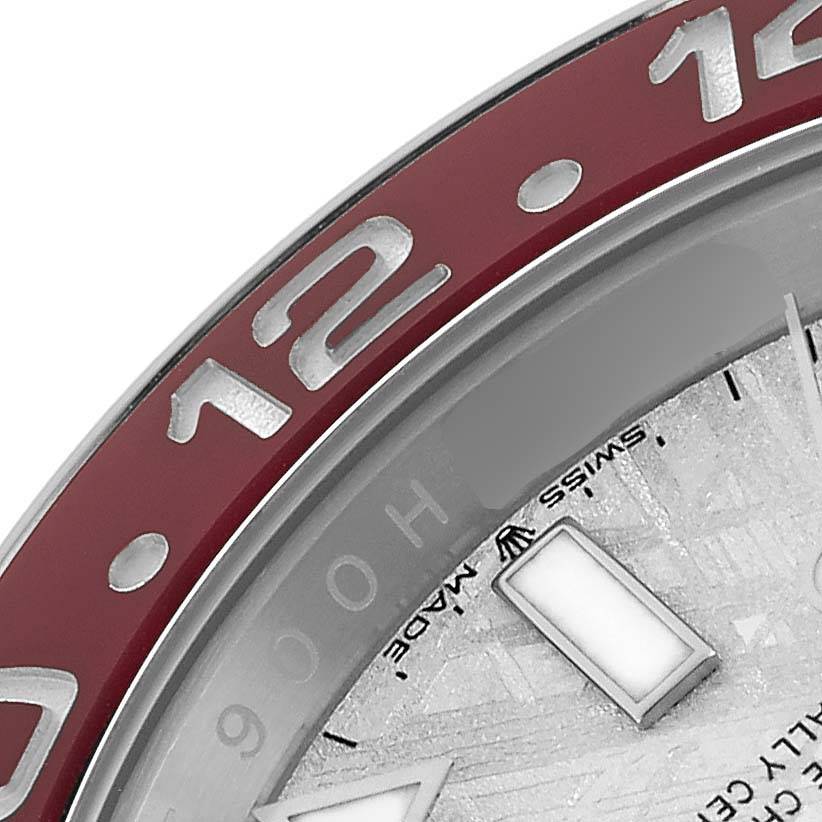 Rolex GMT Master II White Gold Pepsi Bezel Meteorite Dial Ref# 126719BLRO-0002